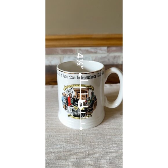 Lord Nelson Pottery Bicentennial of American Independance Mug 1776-1976 England - Picture 15 of 15